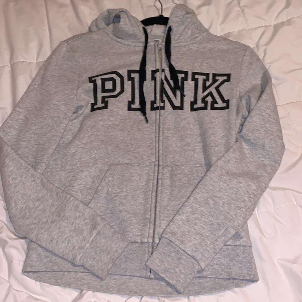 • VS Pink Zip Up Hoodie •